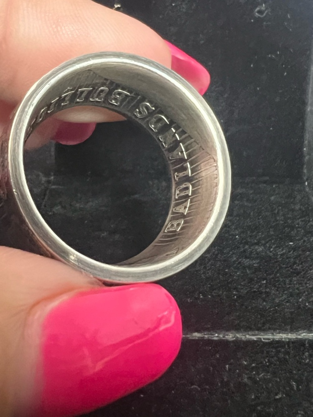 .999 BADLANDS BULLION 1oz RING. COIN RING - Picture 6 of 12